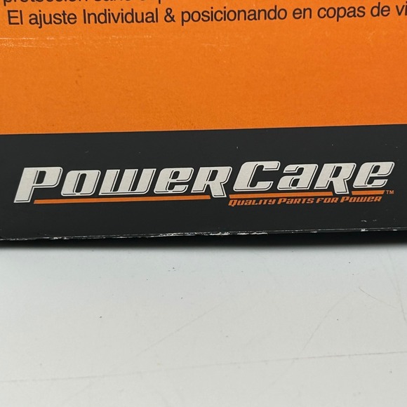 PowerCare Chain Saw Safety Helmet New Open Box Orange Ear Muffs Face Shield - Picture 10 of 12